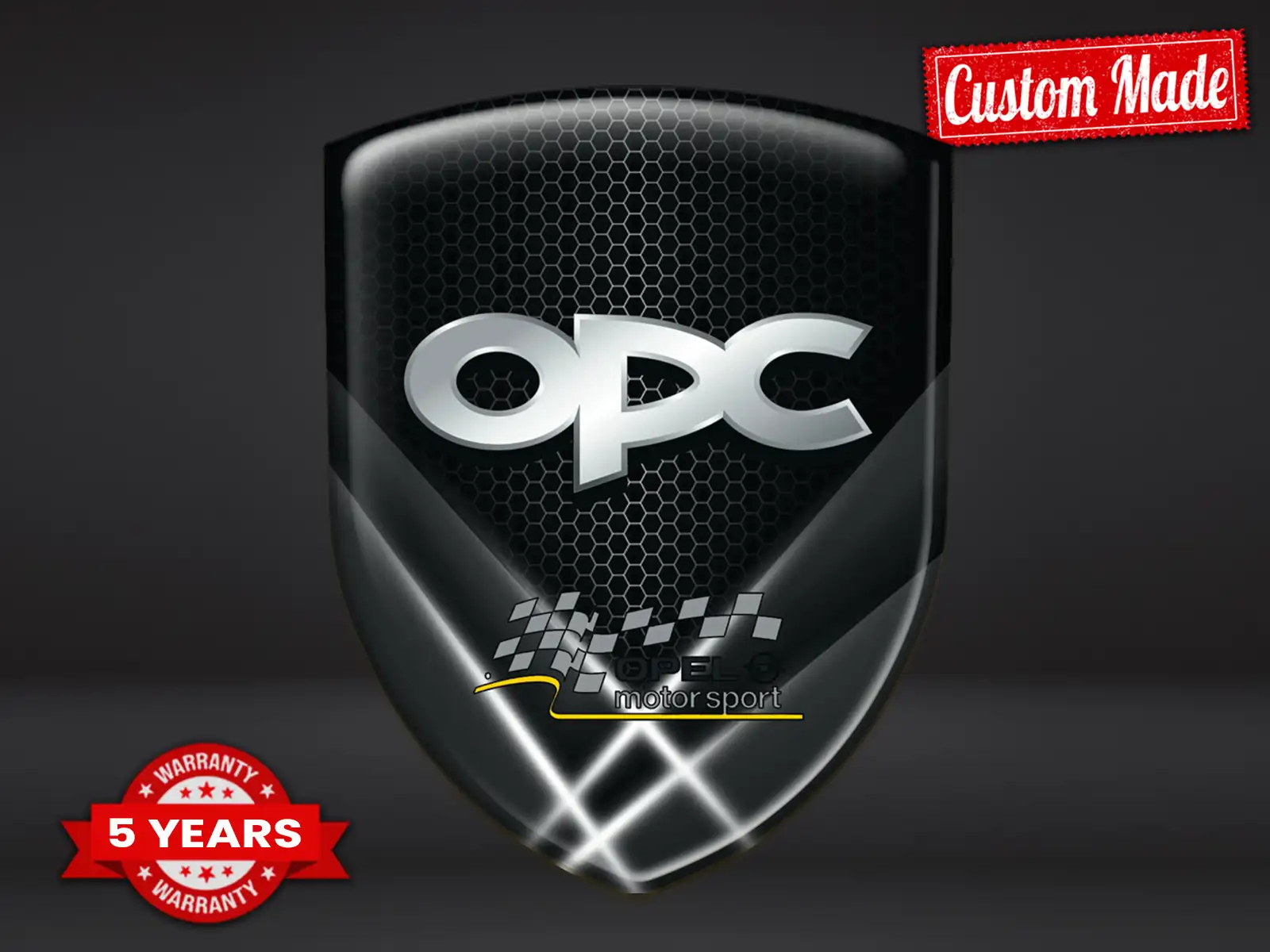 OPC Windschutzsticker Stil Premium Hochwertig Auto